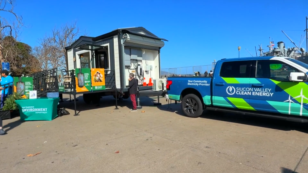 Pop-up all-electric mobile home in San Francisco demonstrates carbon-free buildings of the future — CBS Bay Area (KPIX), Atherton Technology news