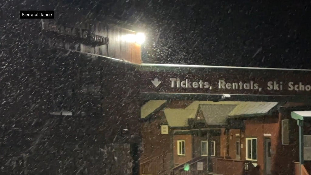 Northern California Sierra sees some early-season snow — CBS Bay Area (KPIX), Atherton Sports news
