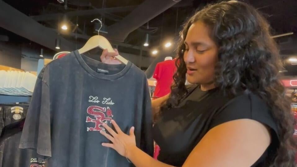 San Francisco 49ers unveil Latino Heritage Collection of team merchandise for "Los Fieles" — CBS Bay Area (KPIX), Atherton Sports news