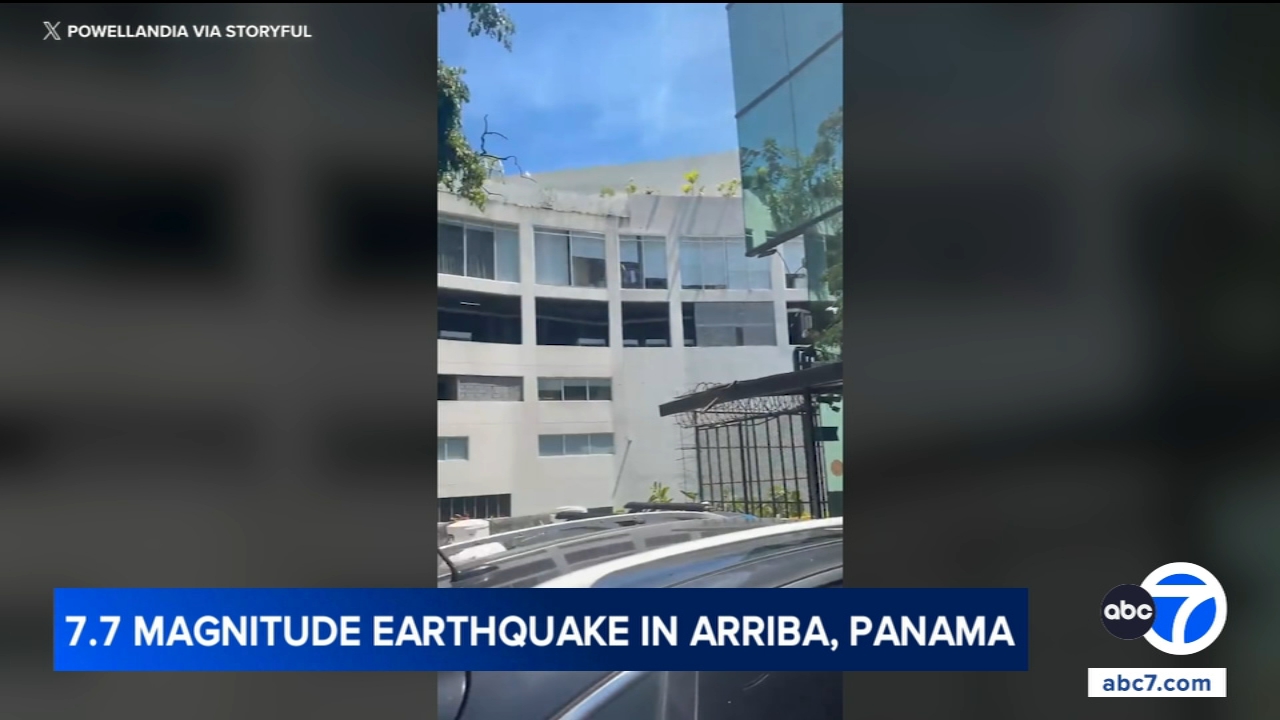 Panama earthquake: Tsunami threat after magnitude 7.7 earthquake and 6.6 aftershock rock region, USGS reports
       — ABC 7 Bay Area, Atherton Schools news