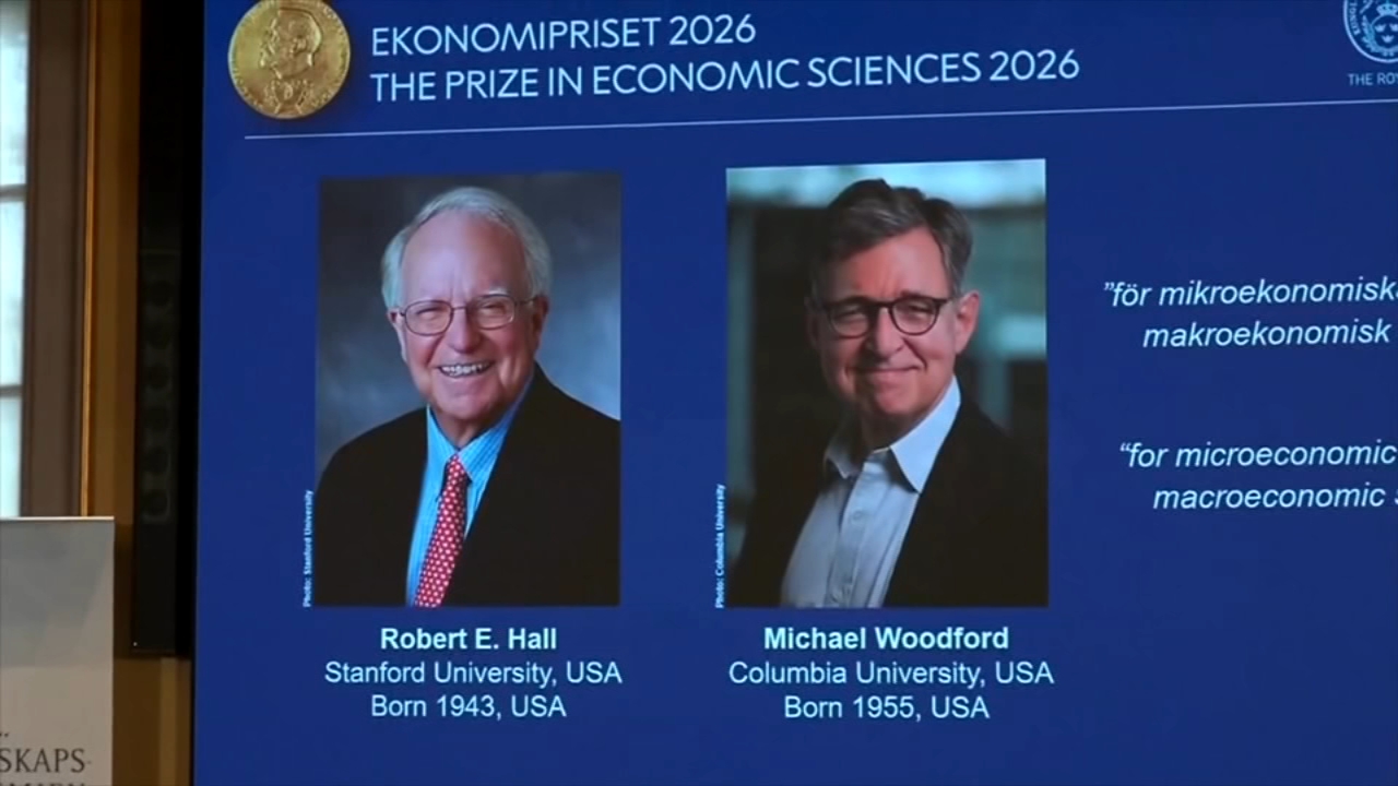 Stanford economist Robert Hall, among 2 Americans, awarded Nobel Prize for overturning assumptions about how to deal with economic shocks
— ABC 7 Bay Area, Atherton Business news