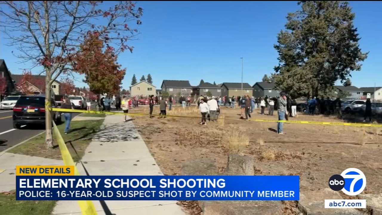 3 children, 1 teacher killed in shooting at Bend, Oregon elementary school; teen shooter also dead: Police
       — ABC 7 Bay Area, Atherton Schools news