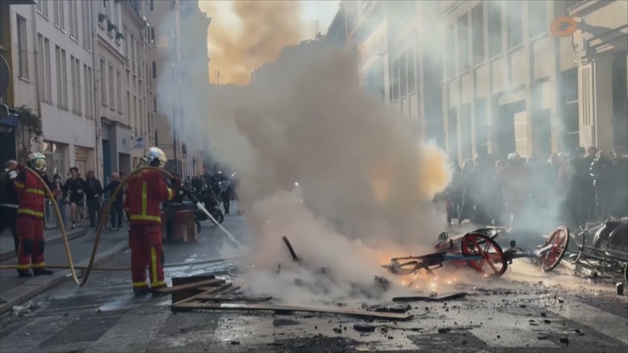 France protests cool after overnight curfews in Paris, major cities, PM says
       — ABC 7 Bay Area