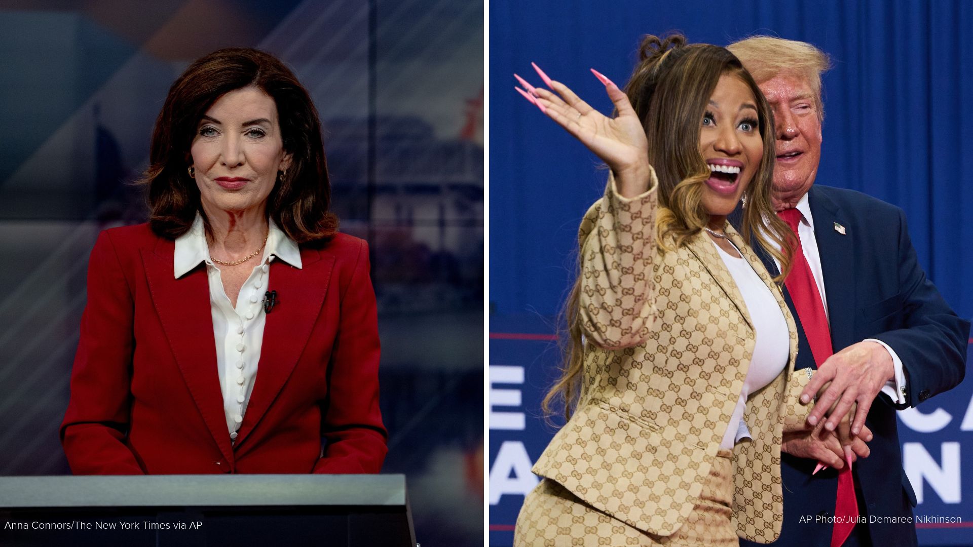 New York Governor Kathy Hochul responds after rapper Nicki Minaj calls her 'evil'
       — Atherton Community news
