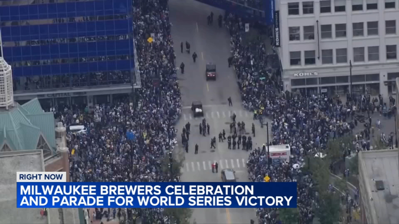 Brewers fans flood Milwaukee streets for a long-awaited World Series victory parade
       — ABC 7 Bay Area