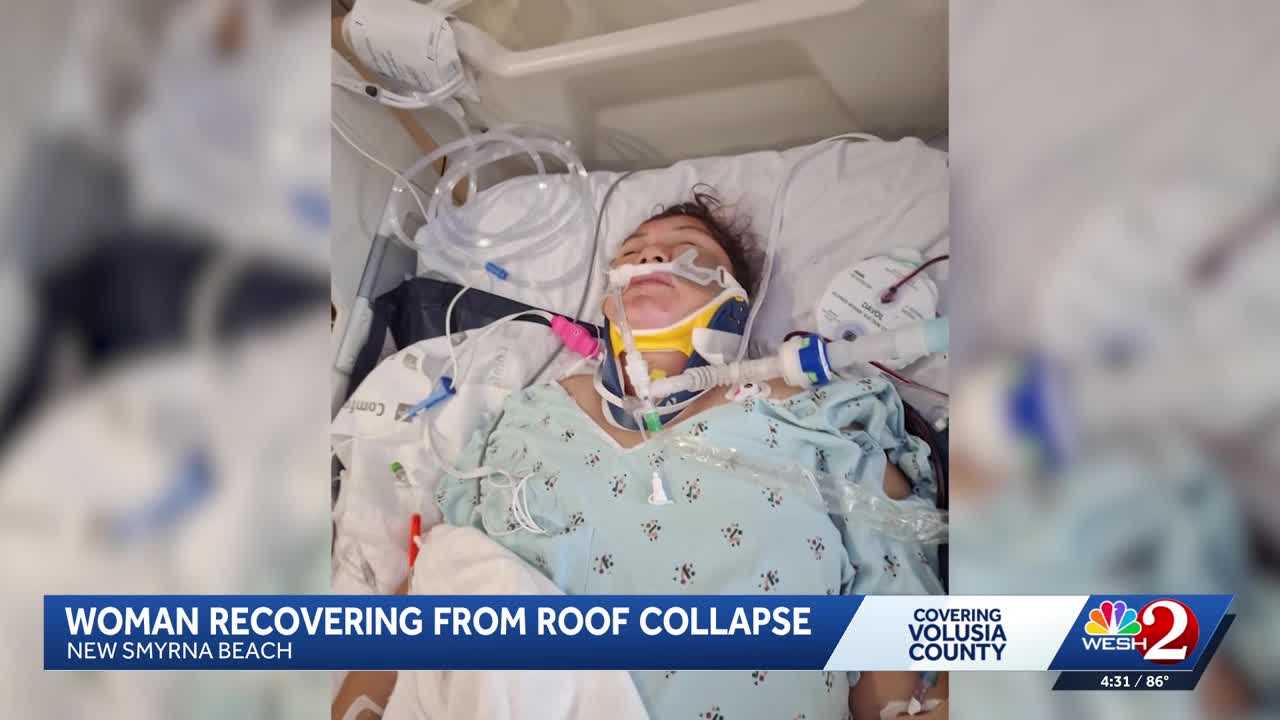 Mother of 2 recovering after roof collapse in New Smyrna Beach — WESH 2 Orlando, Atherton Community news
