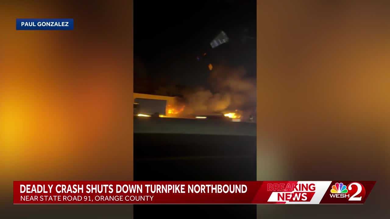 Six killed in fiery crash on Florida’s Turnpike in Orange County, troopers say — WESH 2 Orlando, Atherton Community news