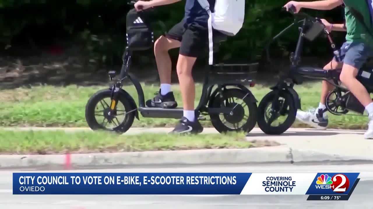 Oviedo city council to vote on micromobility rules to improve sidewalk safety — WESH 2 Orlando, Atherton Government news