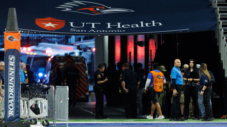 Military member dies after falling while rappelling from Alamodome's ceiling before UTSA vs. Navy game — KENS 5 (San Antonio), Atherton Sports news