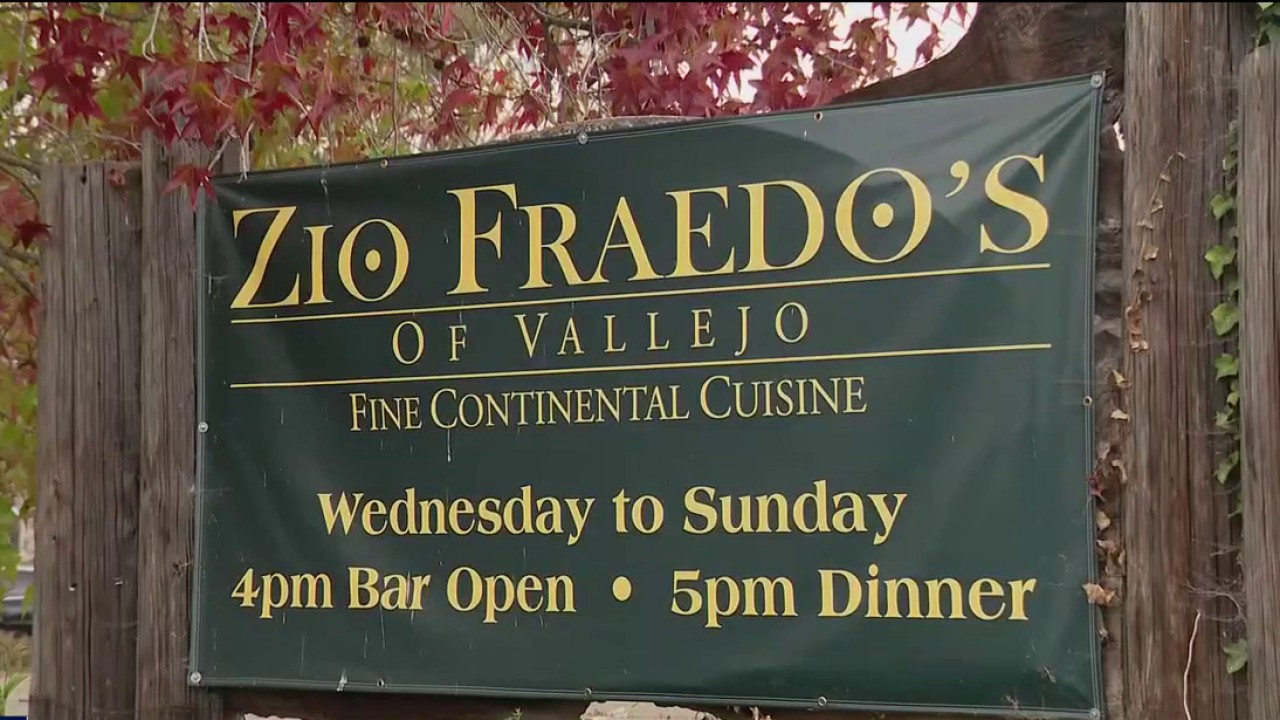 Zio Fraedo’s waterfront restaurant to close Vallejo location after 20 years — KTVU FOX 2 Bay Area, Atherton Dining news