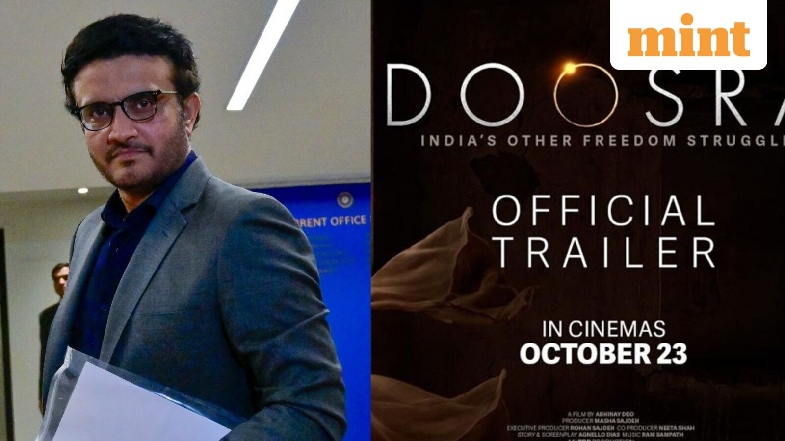 Sourav Ganguly vs ‘Doosra’: Delhi HC seeks filmmaker's response over cricketer's personality rights plea; what we know — Mint India, Atherton Technology news